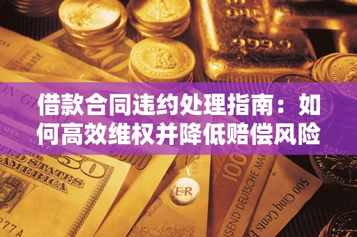 济南借款合同违约处理指南：如何高效维权并降低赔偿风险？